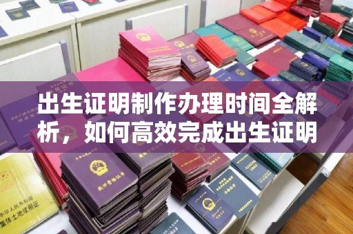 通渭出生证明制作办理时间全解析，如何高效完成出生证明申请？